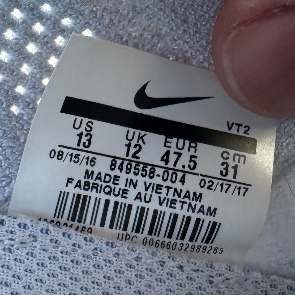 Nike Vapormax Wht Size 13 - Picture 7 of 7